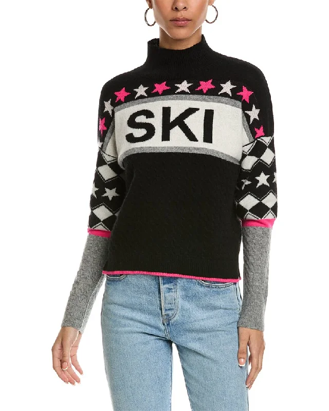 Brodie Cashmere Alpine Ski Mock Cashmere Sweater