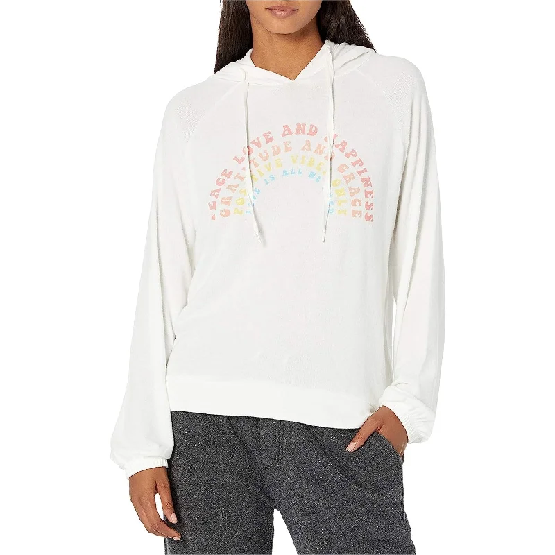 P.J. Salvage Womens Peace Love Hoodie Sweatshirt