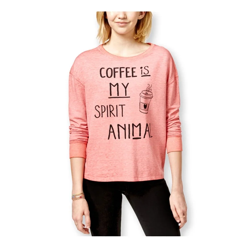 Rampage Womens Coffee Spirit Sweatshirt