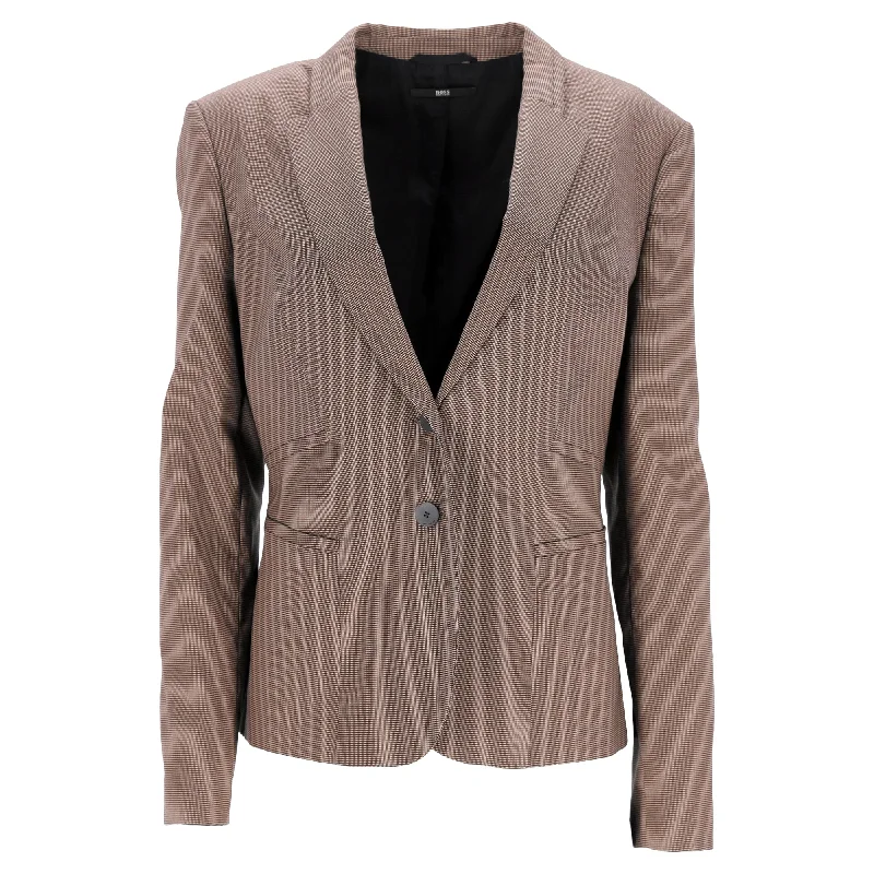 Boss Jirella Blazer in Brown Linen