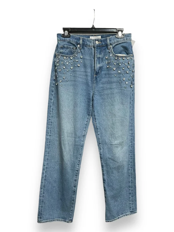Romantic Temperament Jeans Straight By Loft In Blue Denim, Size: 2