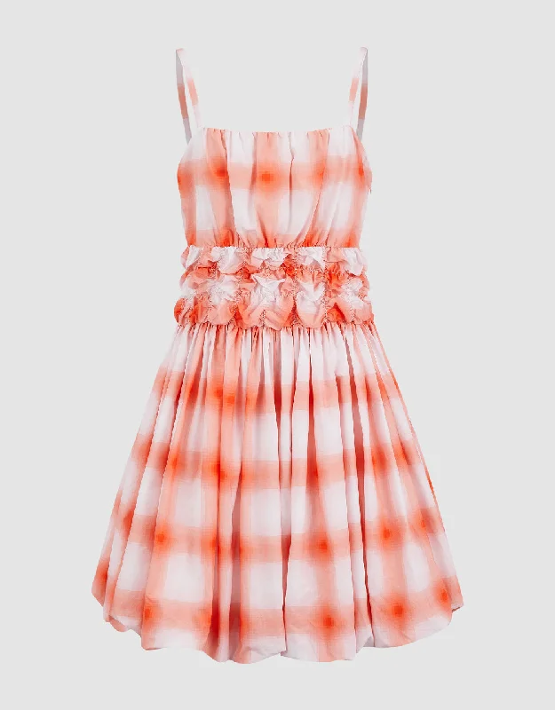 Gingham A-Line Cami Dress