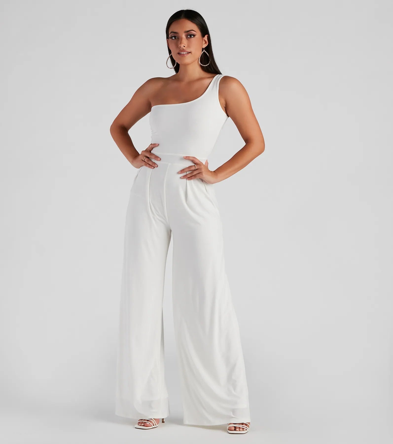 Like Minded One Shoulder Jumpsuit