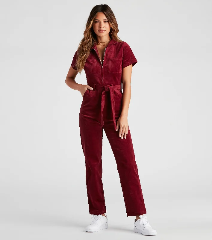 Sincerely Love Corduroy Jumpsuit