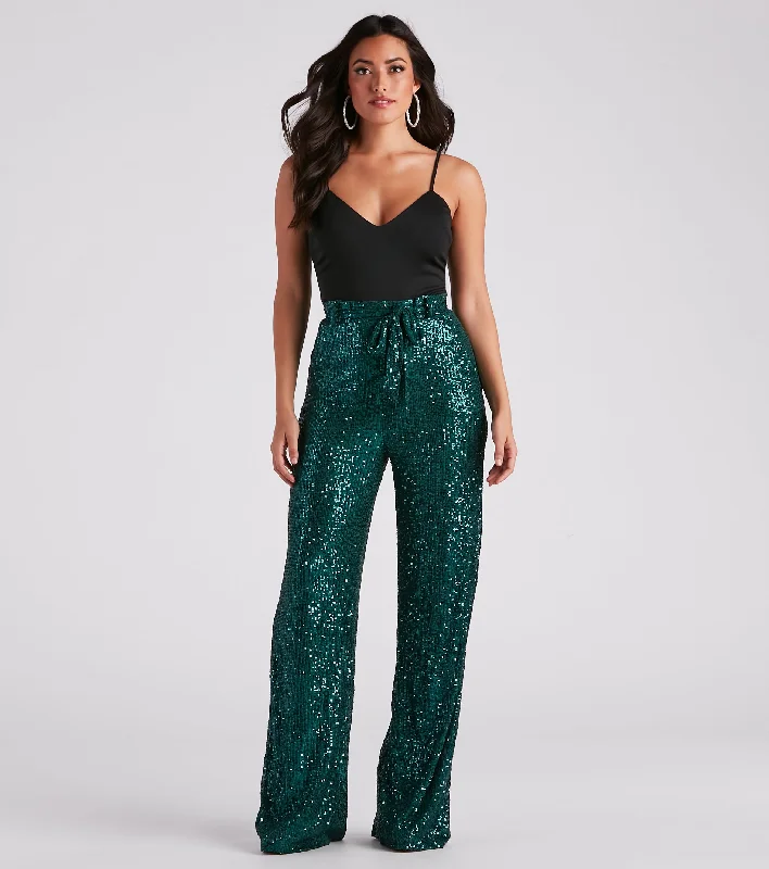 Step Up The Sparkle Sequin Jumpsuit