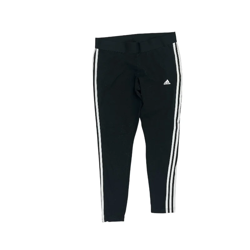 Athletic Leggings By Adidas In Black, Size:Xl