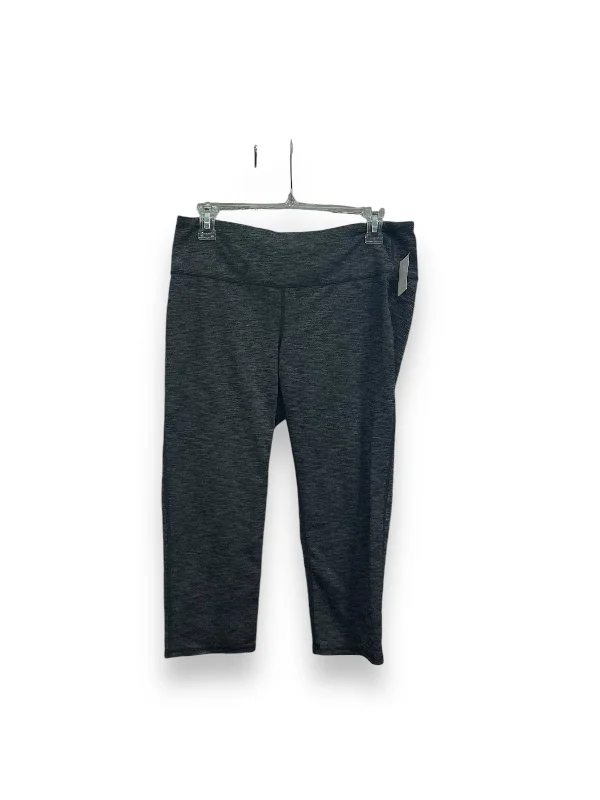 Athletic Leggings By Athleta In Grey, Size: L