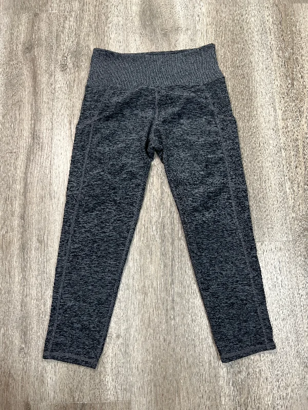 Athletic Leggings By Kirkland In Grey, Size: M