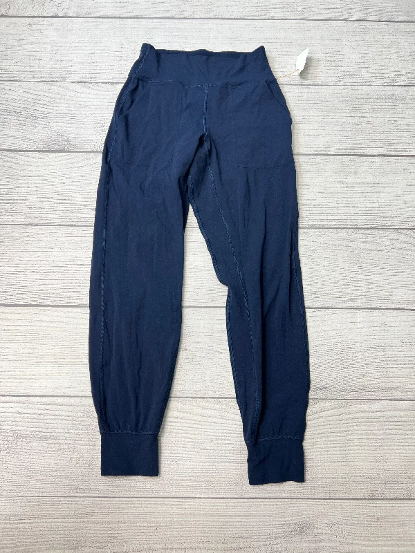 Athletic Leggings By Lululemon In Navy, Size: S