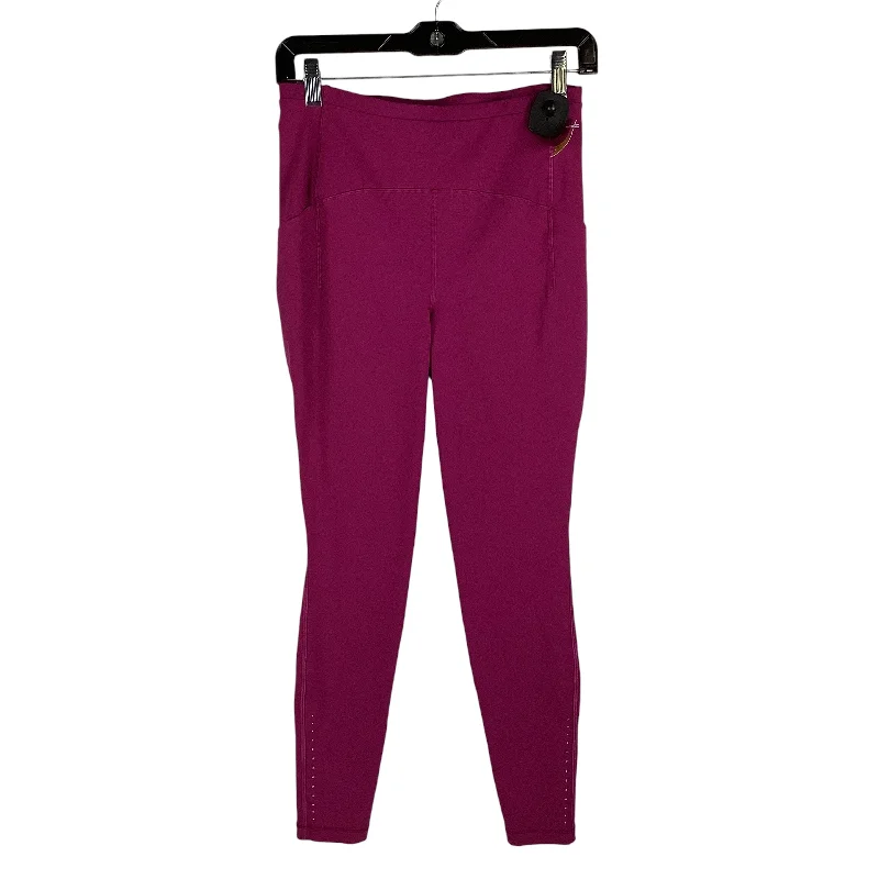 High-quality Fabrics Athletic Leggings By Lululemon In Pink, Size: 8