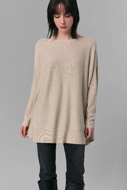 Becca Long Sleeve Boat Neck Sweater