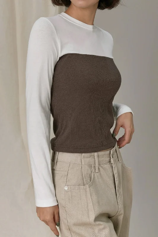 College Style Evelyn knit T-shirt