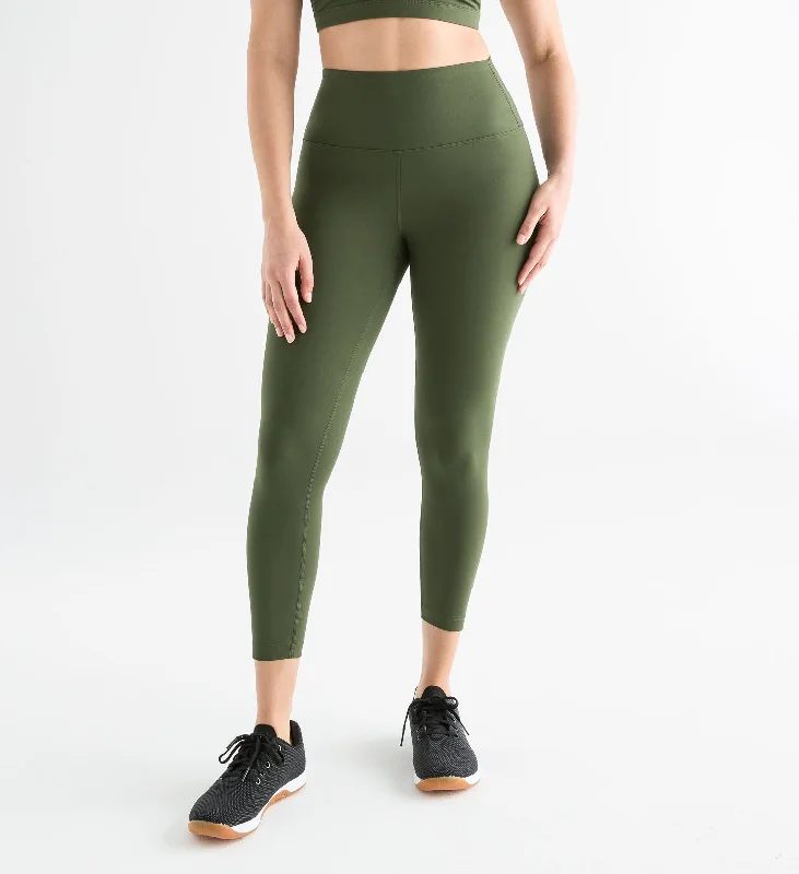 Stylish Comfort Women's High-Rise Matte Tight 25"