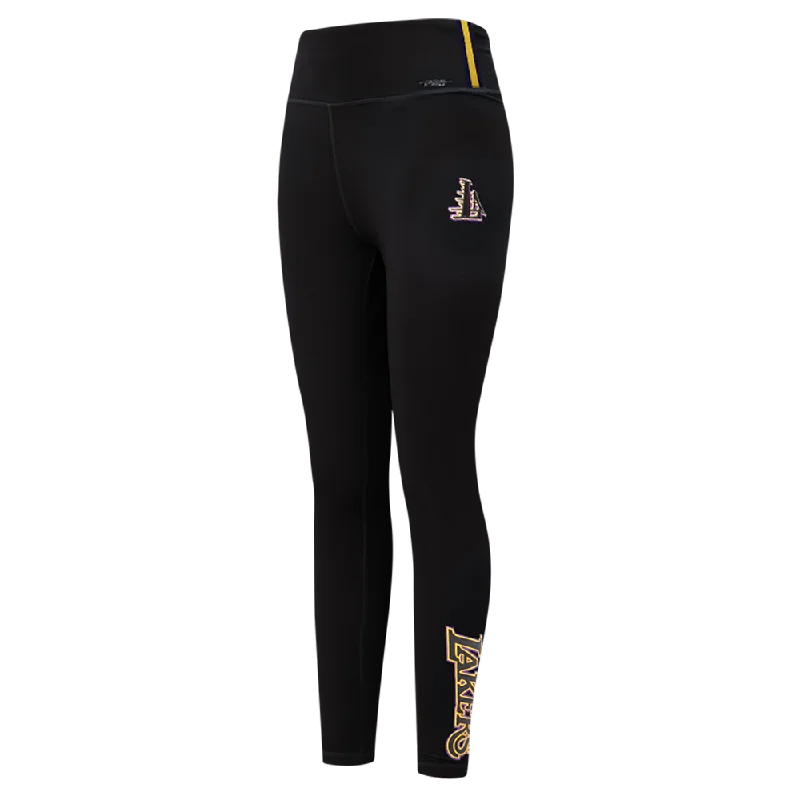 NBA LOS ANGELES LAKERS CLASSIC WOMEN'S JERSEY LEGGING (BLACK)