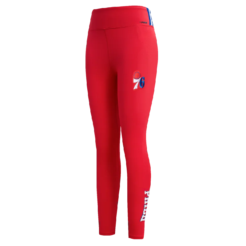 NBA PHILADELPHIA 76ERS CLASSIC WOMEN'S JERSEY LEGGING (RED)