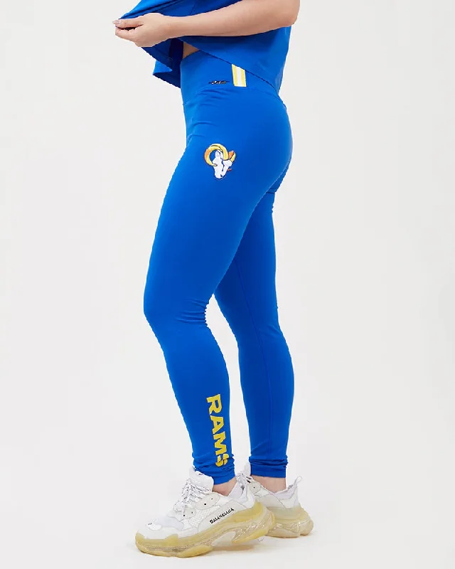 NFL LOS ANGELES RAMS CLASSIC WOMEN'S JERSEY LEGGING (ROYAL BLUE)