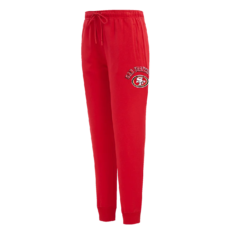 Minimal Comfort NFL SAN FRANCISCO 49ERS CLASSIC FLC SWEATPANT (RED/WHITE)