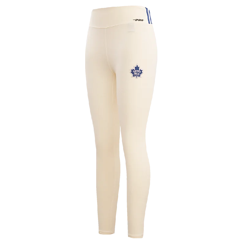 NHL TORONTO MAPLE LEAFS RETRO CLASSIC WOMEN'S JERSEY LEGGING (EGGSHELL)