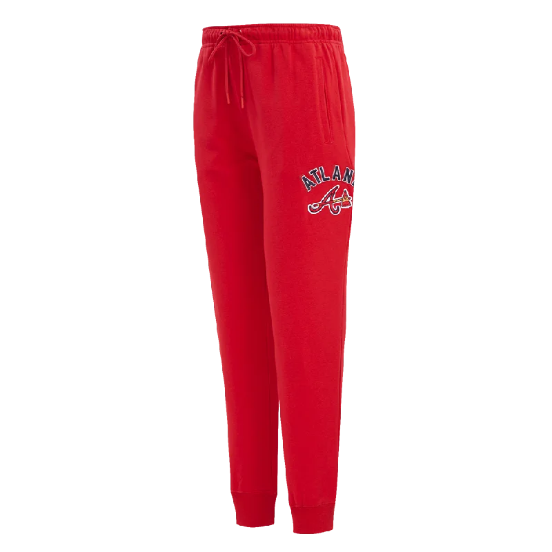 Cool Style MLB ATLANTA BRAVES CLASSIC WOMEN'S SWEATPANT (RED)