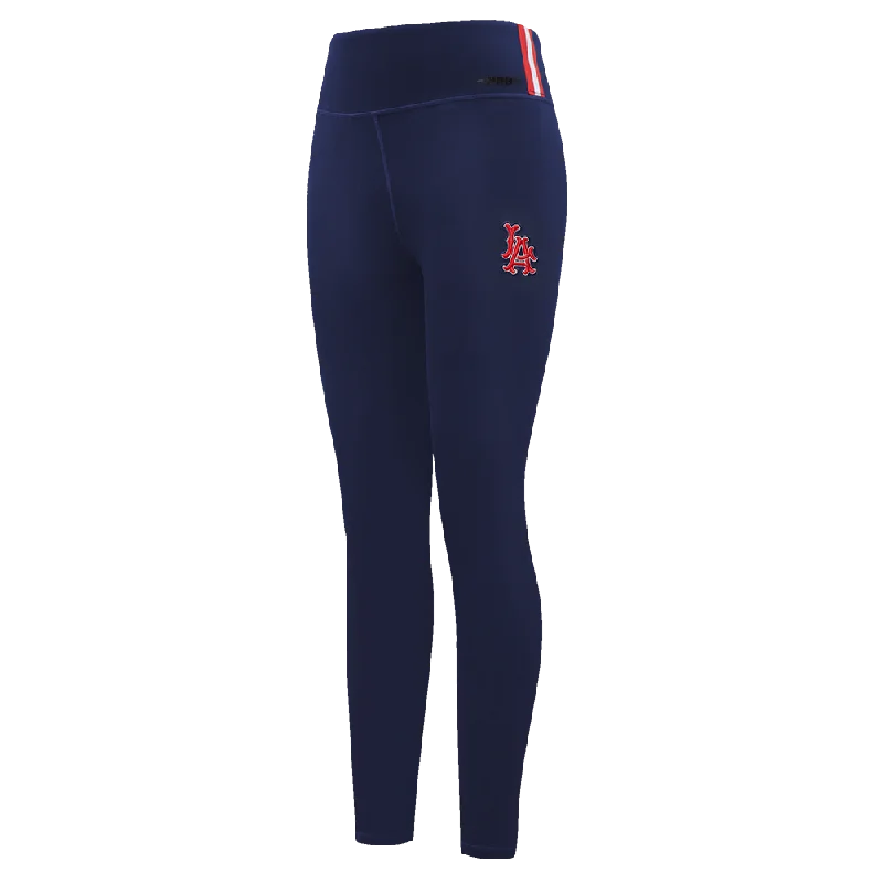 MLB LOS ANGELES ANGELS RETRO CLASSIC WOMEN'S JERSEY LEGGING (MIDNIGHT NAVY)