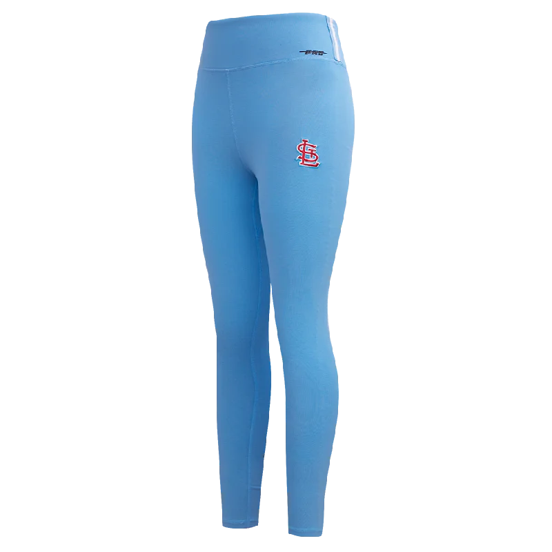 MLB ST. LOUIS CARDINALS RETRO CLASSIC WOMEN'S JERSEY LEGGING (UNIVERSITY BLUE)